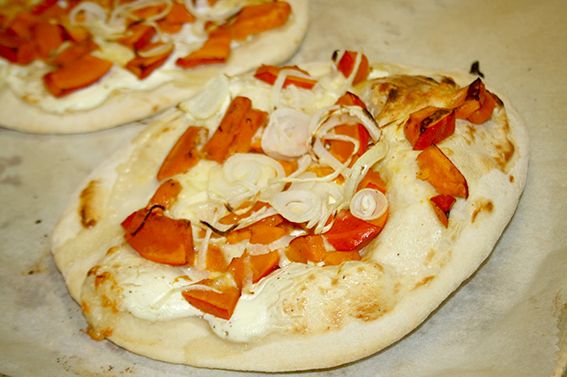 Kürbisflammkuchen