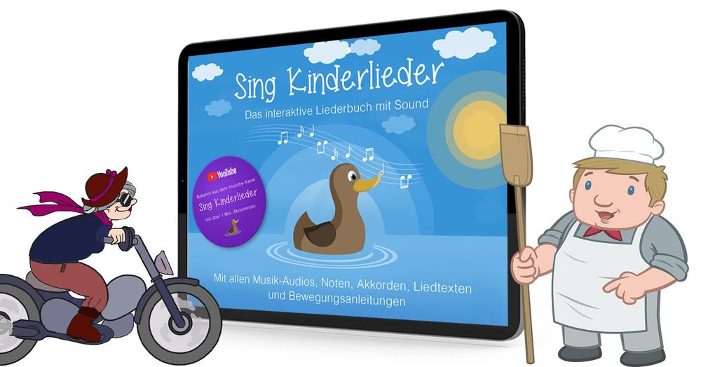 Innovatives digitales Kinderliederbuch