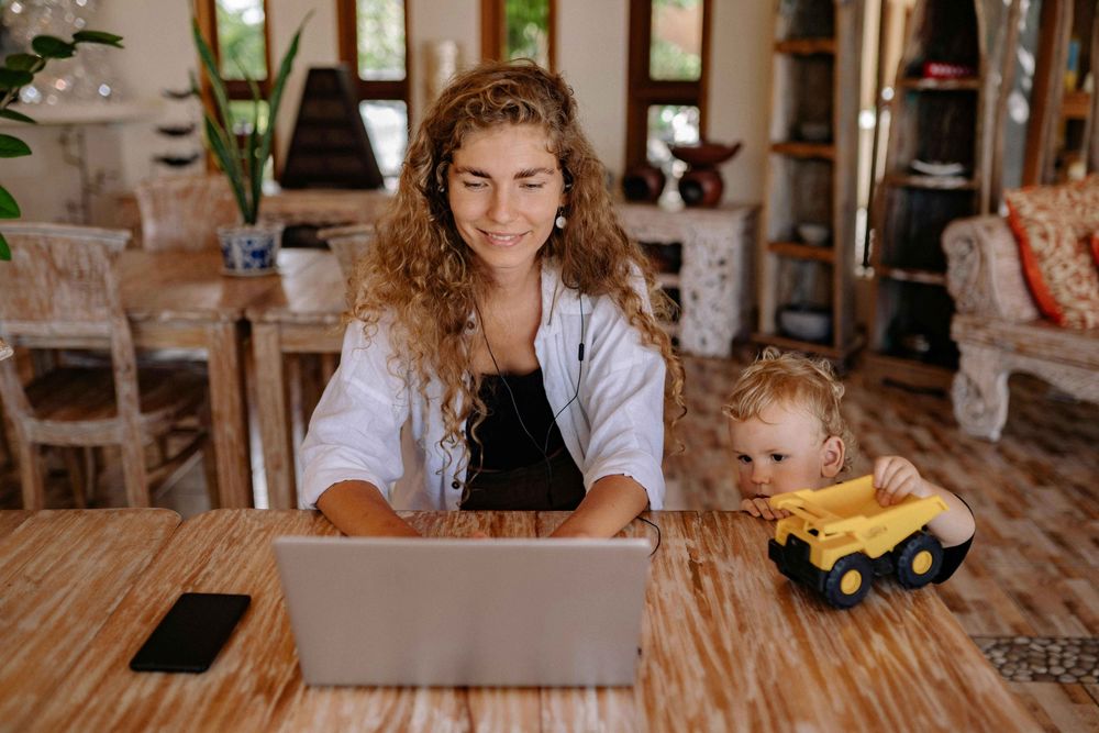 Home Office mit Kindern