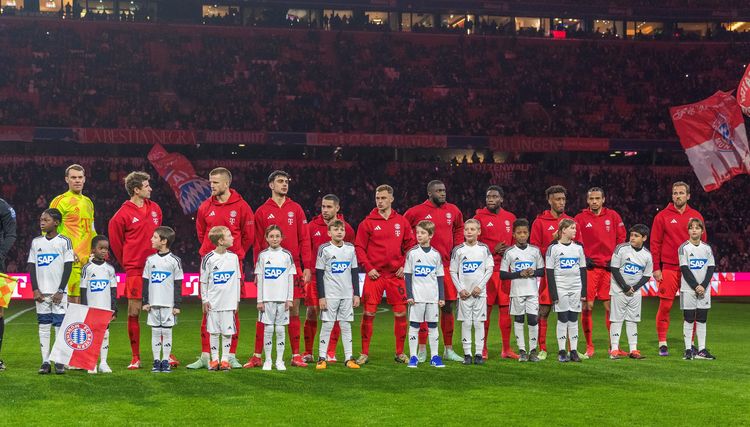 Einlaufkinder aus Irschenberg beim FC Bayern München